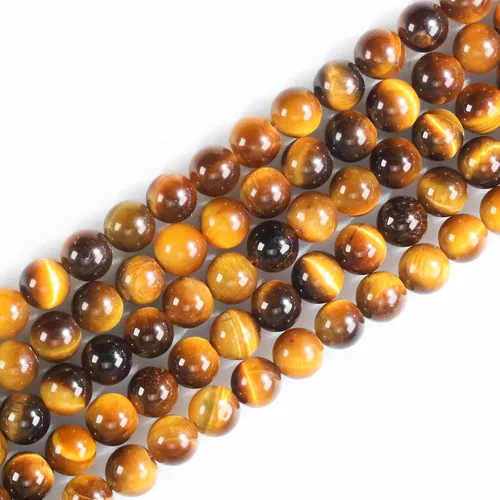 Vista 24 de Cuentas de gemas naturales redondas sueltas para fabricación de joyas DIY, energía de cristal, curación. 1 filamento de 38 cm (Amazonita, 4 mm