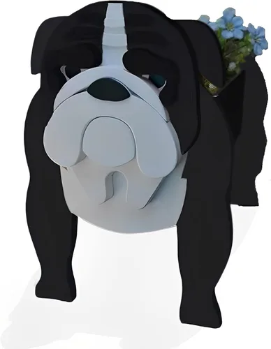 Vista 59 de Macetero de flores para perros, regalos para mujeres, bonitas macetas de PVC para perros, macetas para interiores y exteriores, maceta de jardín