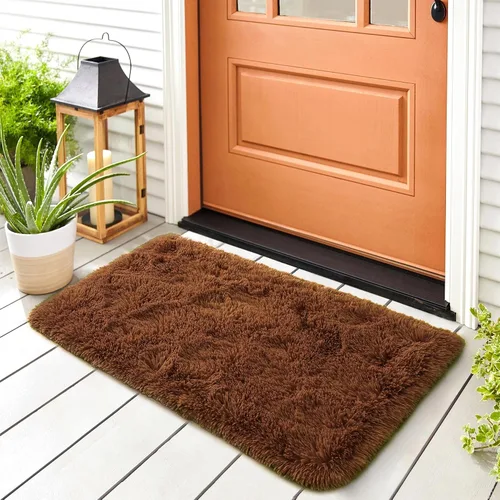 Vista 58 de Noahas Alfombras de Área Grandes y Esponjosas de 5x8 pies para Sala de Estar y Dormitorio, Alfombra Gruesa de Pelo Largo Beige y Blanca, Alfombra