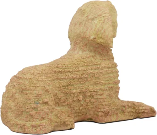 Vista 4 de Gifts & Decor Ebros - Estatua egipcia de la esfinge de andrósphinx de 6.75 pulgadas de largo en acabado arena, escultura de la ruina del desierto