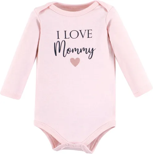 Vista 3 de Hudson Baby Body unisex de algodón de manga larga, para bebé