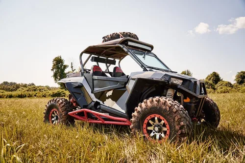 Vista 3 de BELVA BASB26v2 - Barra de sonido Bluetooth amplificada resistente a la intemperie de 26" y 500W para UTV/ATV/SxS/carrito de golf, 6 altavoces