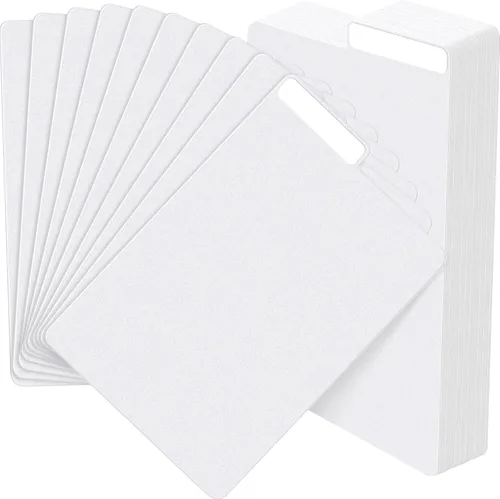 Vista 7 de Henoyso 15 separadores de cómics con pestaña con pestañas, separador de tarjetas blanco esmerilado, separadores de plástico para cajas