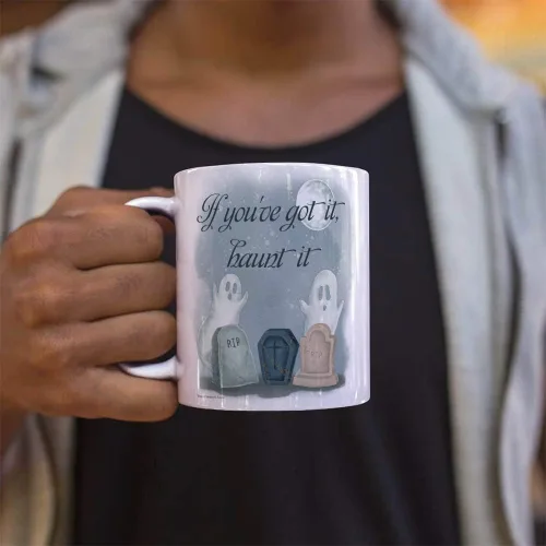 Vista 69 de Trend Setters Friends the Television Show – 25 años – Mercancía oficial – Taza de café o té de cerámica blanca de 11 onzas – perfecta para regalar