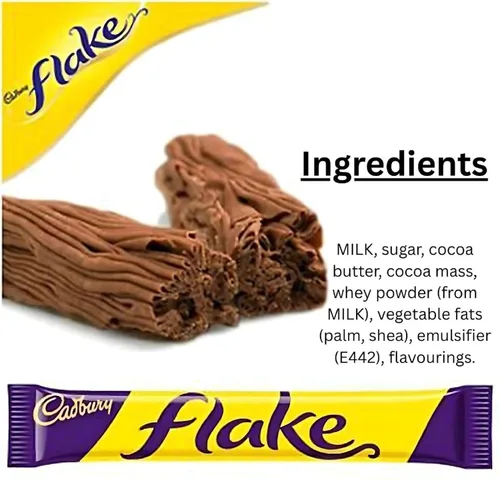 Vista 6 de Cadbury Paquete de Flake auténtico