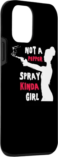 Vista 3 de iPhone 12 mini no es un spray de pimienta tipo niña lindo estuche de regalo único