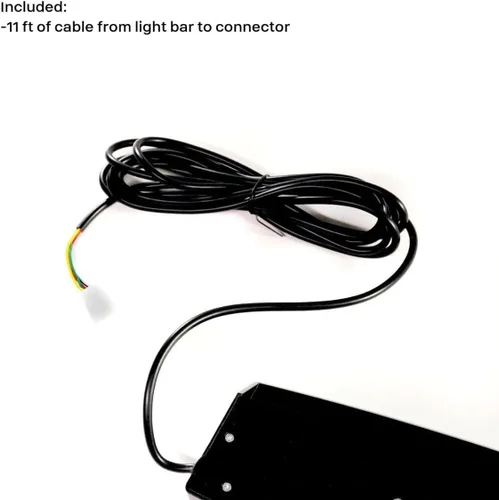 Vista 6 de Raptor-X Elite Striker-TIR - Barra de luz LED para visera interior (ámbar)