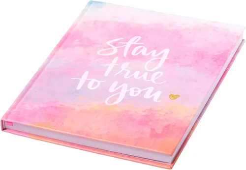 Vista 3 de Eccolo Dayna Lee Collection "Stay True To You" - Cuaderno de tapa dura de 8 x 10 pulgadas, 256 páginas forradas sin ácidos