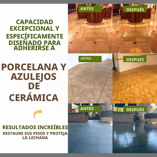 Vista 4 de CoverTec GlazeGuard Sellador de azulejos y lechadas de alto brillo 2 partes A+B 1 galón