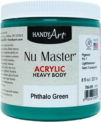 Vista 12 de Handy Art Nu Master - Pintura acrílica de cuerpo pesado, 8 onzas, carmesí Alizarin