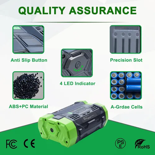 Vista 3 de FSKE Reemplazo de 3.0Ah para batería EGO BA1400T BA2800T compatible con batería EGO 56V
