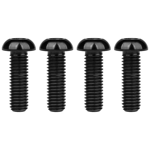 Vista 28 de Tornillos de titanio M8 con cabeza de botón, paquete de 4 (M8x15mm, negro) 15 20 25 30 1.378 in disponible para modificaciones de coches