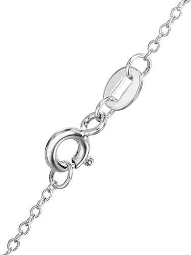 Vista 5 de Disney Frozen 2 - Collar con colgante chapado en plata fina 16 extensor de 2 pulgadas Latón