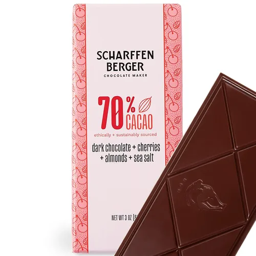 Vista 19 de Scharffen Berger Barra de Chocolate (3 onzas, paquete de 6) – Barra de chocolate negro semidulce, 62% de cacao, sin gluten, barras de chocolate