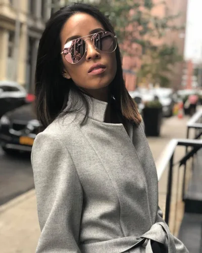 Vista 2 de HJSTES Lentes de sol polarizados estilo aviador para mujeres y hombres, lentes de espejo de metal clásicos, 100% bloqueo UV, 2.283 in
