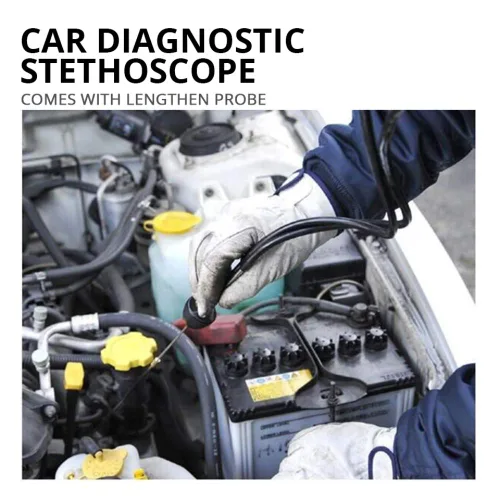 Vista 3 de HARDK Herramienta de diagnóstico del estetoscopio del mecánico automotriz