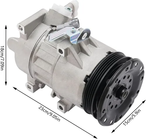 Vista 2 de Compresor de aire acondicionado con embrague, compresor de CA y embrague de A/C, control de clima y refrigeración del motor y A/C con embrague CO