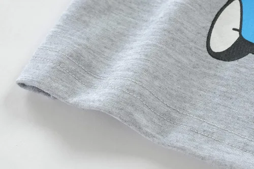 Vista 4 de Pijamas para niños pequeños, ropa de dormir de algodón de 2 piezas, conjunto de pijamas para niños de 2 a 7 años