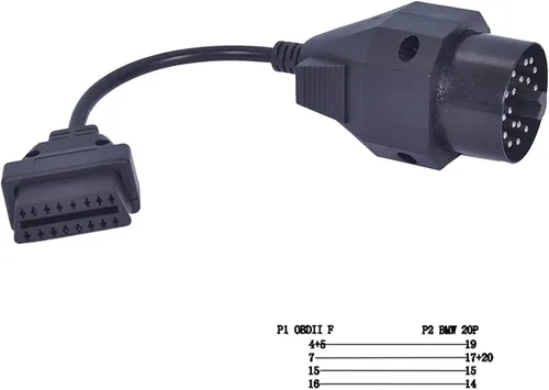 Vista 5 de ANCEL BD300 con adaptador hembra de 20 pines Bluetooth se adapta a BMW Sistemas completos Herramienta de escaneo de diagnóstico Herramienta