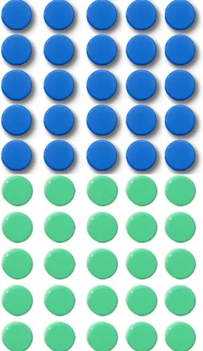 Vista 18 de Qualsen Imanes para nevera, 20 imanes para refrigerador, pequeño imán para pizarra blanca, mini imán lindo para refrigerador, casillero, pizarra 10