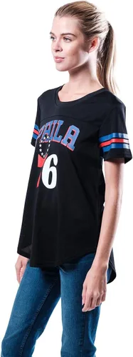Vista 3 de Ultra Game - Camiseta de malla súper suave oficial de la NBA para mujer