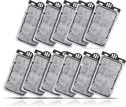Vista 6 de 4 cartuchos de filtro de cascada para acuario, reptiles y tortugas, filtro de cascada, solo carbón ultraactivado con tecnología Whisper