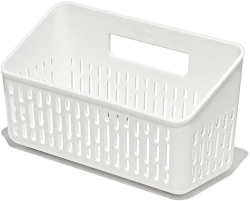 Vista 15 de OXO Good Grips Produce Saver - Contenedor mediano, 13.8 x 7.4 x 4.7 pulgadas, blanco