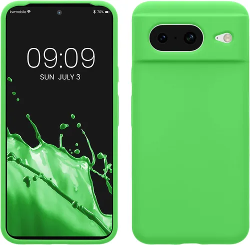 Vista 38 de kwmobile Funda compatible con Google Pixel 7 - Funda de silicona TPU con acabado suave - Piedra antigua