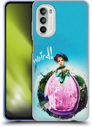 Vista 11 de Head Case Designs Funda de gel suave con licencia oficial de Yungblud Face Graphics compatible con Motorola Moto G52 Cara