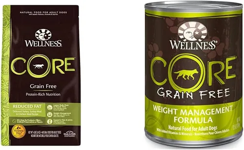 Vista 11 de Wellness CORE - Alimento seco para perros de raza pequeña, harina de pavo y pollo, bolsa de 4 libras CORE en paté de comida húmeda para perros