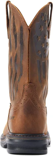 Vista 2 de Ariat Botas de trabajo Sierra Shock Shield Patriot con punta de acero para hombre