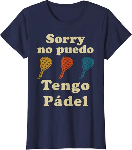 Vista 40 de Funny I Have Padel Player Sport en Español Camiseta Hombre