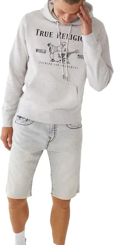 Vista 2 de True Religion Sudadera con capucha de forro polar Buda Metallic para hombre