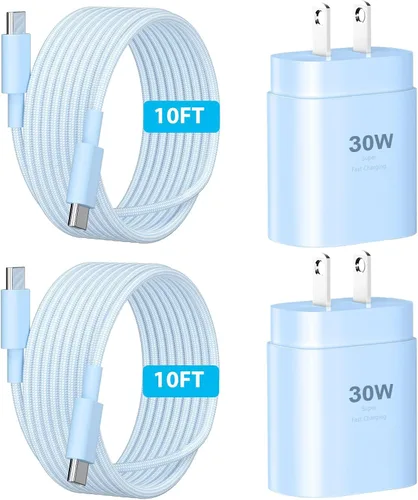 Vista 26 de Cargador USB C de 30 W para iPhone 15/15 Pro Max/15 Pro/15 Plus/Samsung Galaxy S23 Ultra/S23/S23+/S22/S22 Ultra/S22+/S22+/S21 Ultra/S20 Ultra/Note