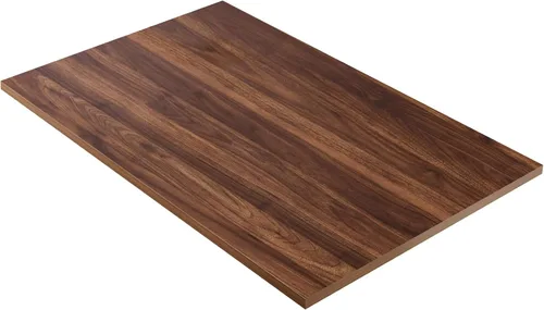 Vista 15 de 36x20 pulgadas Mesa Negra Universal, Escritorio Sólido de Una Pieza, Encimera Reversible de Melamina, Dobles Escritorios, L-Escritorio DIY