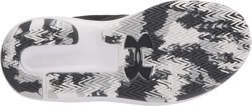 Vista 4 de Under Armour Tenis de baloncesto unisex para niños preescolares Lockdown 5, Negro