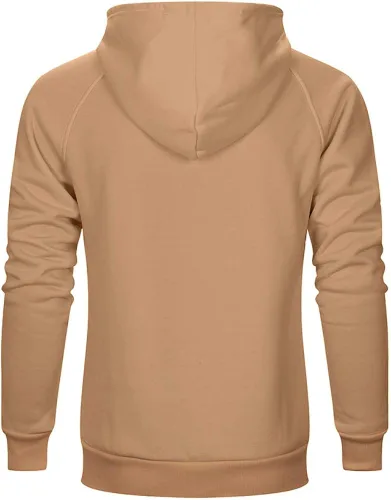 Vista 2 de LBL - Sudadera con capucha para hombre de mezcla suave con bolsillo tipo canguro