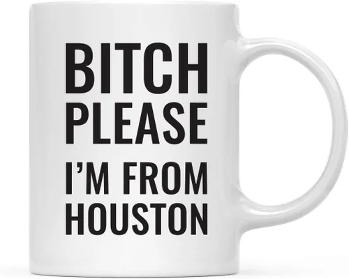 Vista 112 de Andaz Press Taza de café de 11 onzas, regalo de broma, Bitch Please I'm from Alabama, paquete de 1, incluye caja de regalo, divertidas ideas