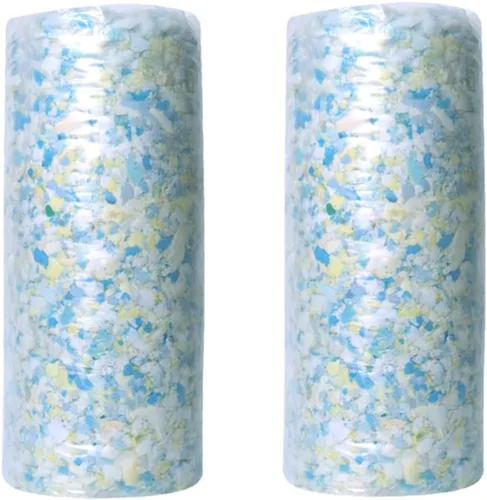 Vista 9 de BOXIN Relleno de espuma viscoelástica triturada de 5 libras para relleno de puf, espuma de relleno de almohada suave y conveniente para cojín