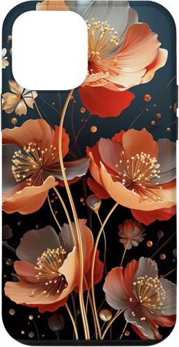 Vista 16 de Red Poppies Flowers In A Field Case for iPhone 16