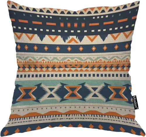Vista 19 de Moslion Shamrock - Funda de almohada decorativa para el día de San Patricio, diseño de hojas de la suerte, funda de almohada de lino y algodón