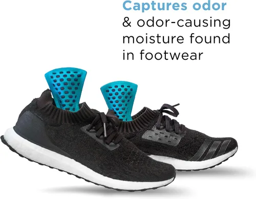 Vista 3 de remodeez Desodorizador de zapatos de carbón activado (azul, 1 par)