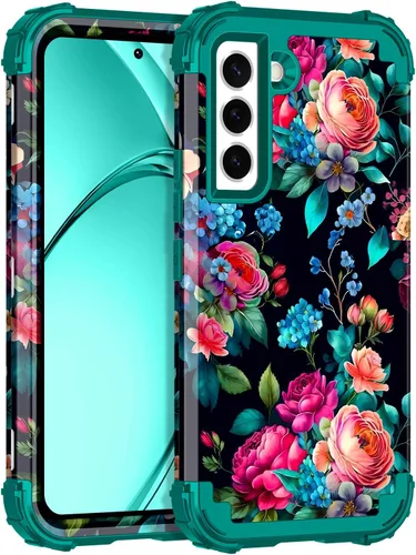 Vista 14 de Rancase para Galaxy S25, Funda de tres capas, protección resistente a los golpes, paraguas de plástico duro + funda protectora de goma de silicona