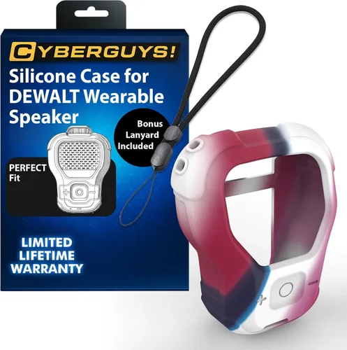 Vista 14 de CYBERGUYS Funda de Silicona para Altavoz Bluetooth Portátil DEWALT, Cubierta Protectora Duradera a Prueba de Golpes Antideslizante para Mini Altavoz
