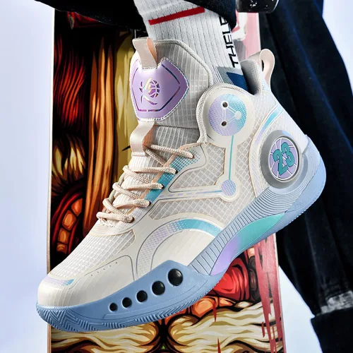 Vista 3 de KEMTAT Men's Training Basketball Shoes Mandarin Duck Breathable Practical Basketball Shoes Sports Shoes