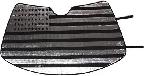 Vista 4 de Daeiclru Parasol para parabrisas de automóvil compatible con Chevrolet Corvette C8 2020-2023, reflector de rayos UV plegable para automóvil, parasol