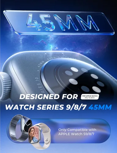 Vista 12 de MAGIC JOHN Paquete de 2 para Apple Watch SE 3 (2025) SE 2 SE Series /6/5/4 40 mm Protector de pantalla, [Tecnología de alineación automática]