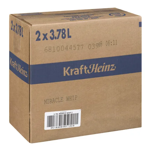 Vista 2 de Jarras Kraft Miracle Whip, 3.78L/1 galón por jarra (2 unidades), {Importado de Canadá}
