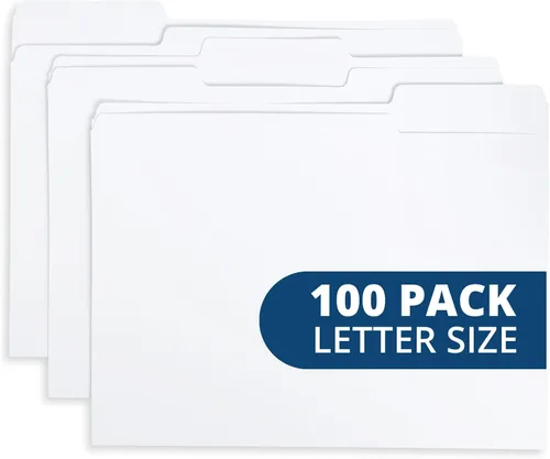 Vista 23 de Blue Summit Supplies 100 carpetas de archivos, cartas, colores surtidos