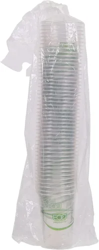 Vista 7 de Eco-Products EPCC16GS GreenStripe - Vasos fríos renovables y compostables, 16 onzas, 50/PK, 20 PK/CT